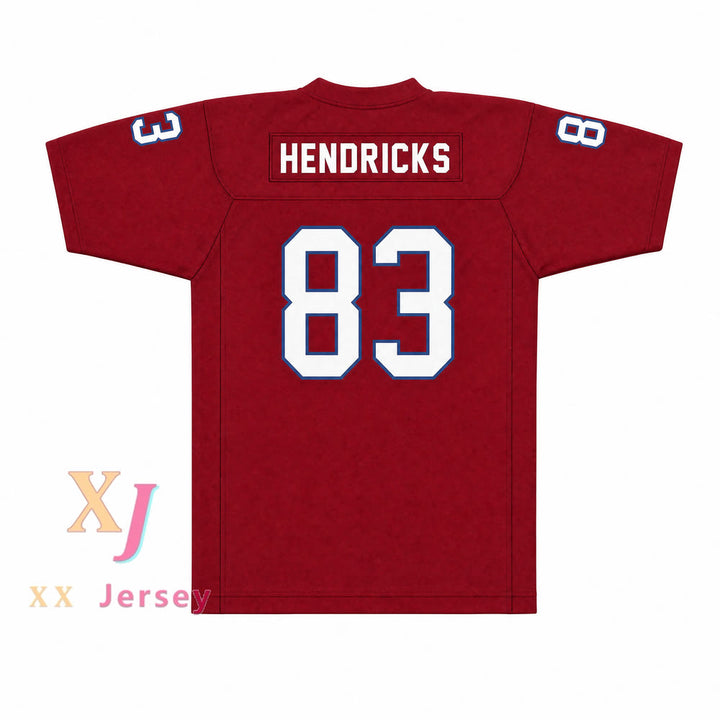 PERSONALIZA CUALQUIER Nombre Número TED HENDRICKS 83 HIALEAH SENIOR HIGH SCHOOL THOROUGHBREDS Camiseta de fútbol con costuras S-6XL