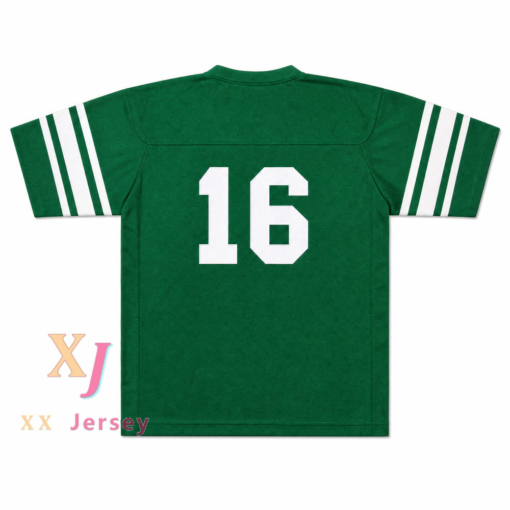 Isidore Newman High School 16 Football Jersey — green back view