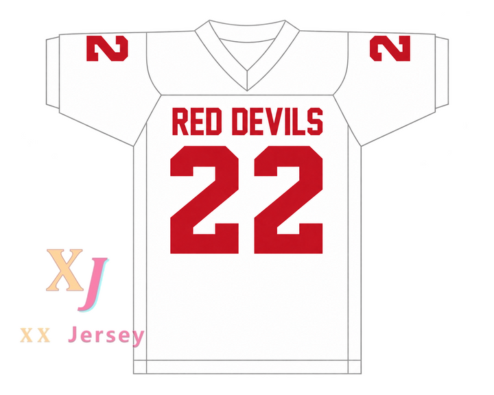 Custom Ray Lewis 22 Kathleen High School Red Devils White Football Jersey