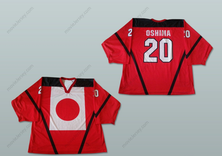 Custom Any Name Number Japan Ryosuke Oshima 20 Hockey Jersey Top Stitched S-6XL