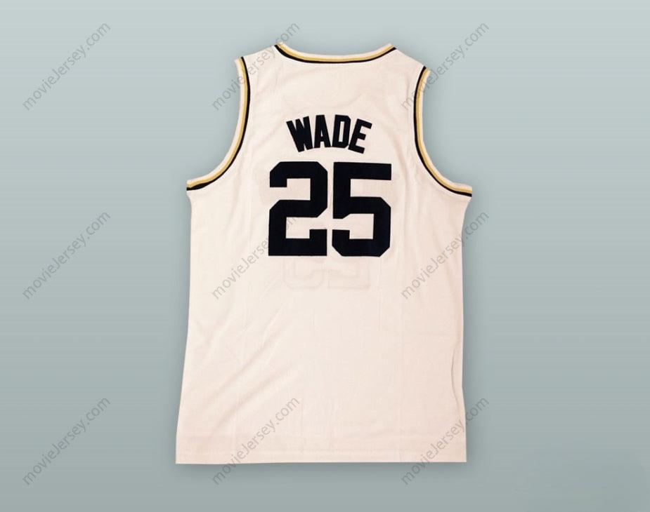 PERSONALIZA Cualquier Nombre Número DWYANE WADE 25 Camiseta de Baloncesto del Instituto HAROLD L. RICHARDS Bordada S-6XL