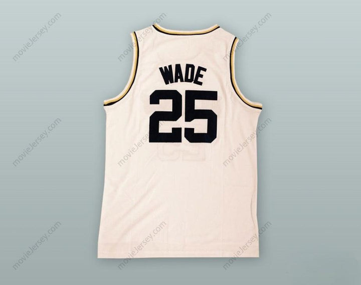 PERSONALIZA Cualquier Nombre Número DWYANE WADE 25 Camiseta de Baloncesto del Instituto HAROLD L. RICHARDS Bordada S-6XL