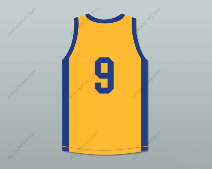 CAMISETA DE BALONCESTO CON PARCHE PERSONALIZADA CON CUALQUIER Nombre y Número DRAKE JIMMY BROOKS 9 DE LA ESCUELA COMUNITARIA DEGRASSI PANTHERS DE VISITANTE, Cosida, Tallas S-6XL