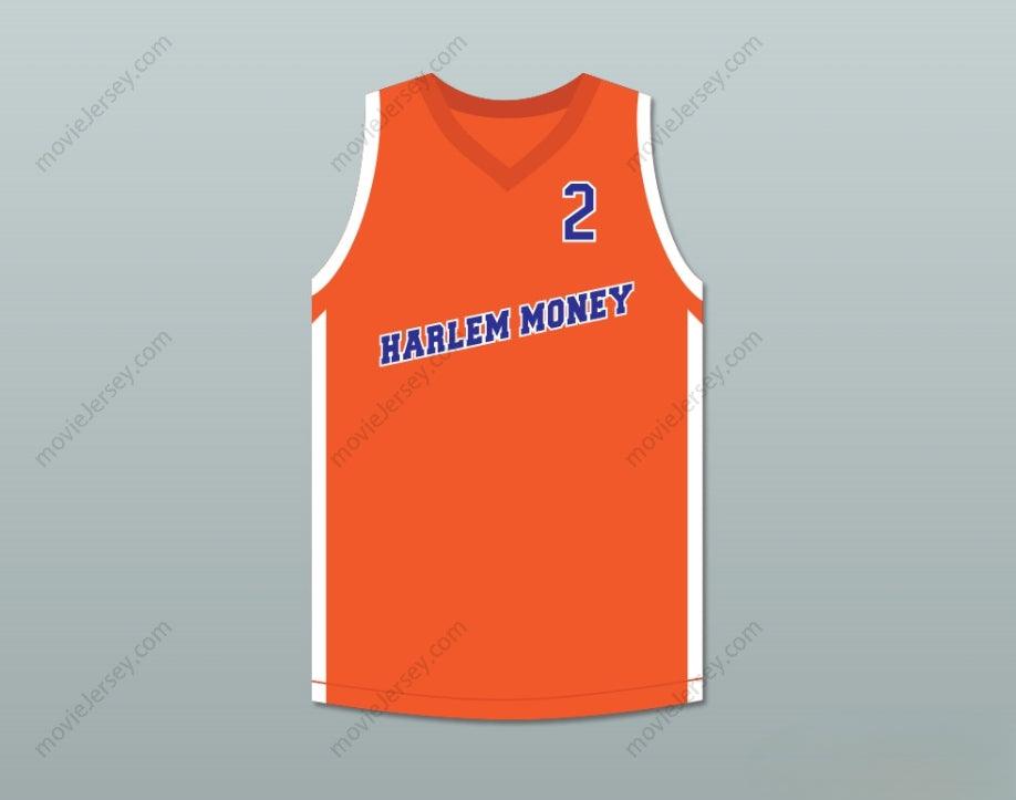 PERSONALIZA Cualquier Nombre Número KYRIE IRVING UNCLE DREW 2 HARLEM MONEY CAMISETA DE BALONCESTO UNCLE DREW Parte Superior Cosida S-6XL