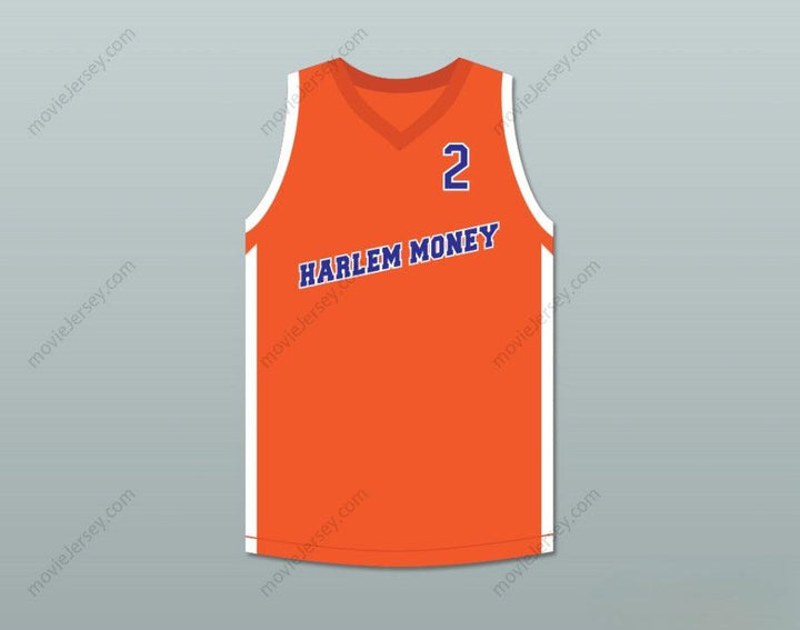 PERSONALIZA Cualquier Nombre Número KYRIE IRVING UNCLE DREW 2 HARLEM MONEY CAMISETA DE BALONCESTO UNCLE DREW Parte Superior Cosida S-6XL