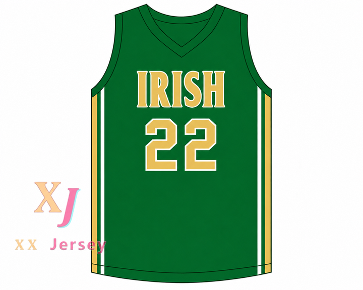Camiseta de baloncesto verde personalizada MALAKI BRANHAM 22 ST. VINCENT–ST. MARY HIGH SCHOOL FIGHTING IRISH, cualquier nombre, 2 opciones de costura, tallas S-6XL