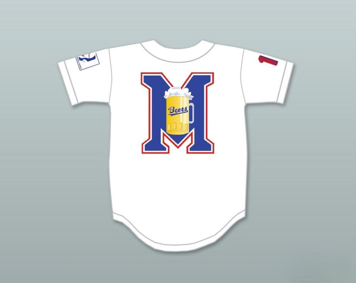 Camiseta de béisbol blanca de lujo con el logotipo de DOUG REMER 17 BEERS, personalizable con cualquier nombre y número, bordada, tallas S-6XL
