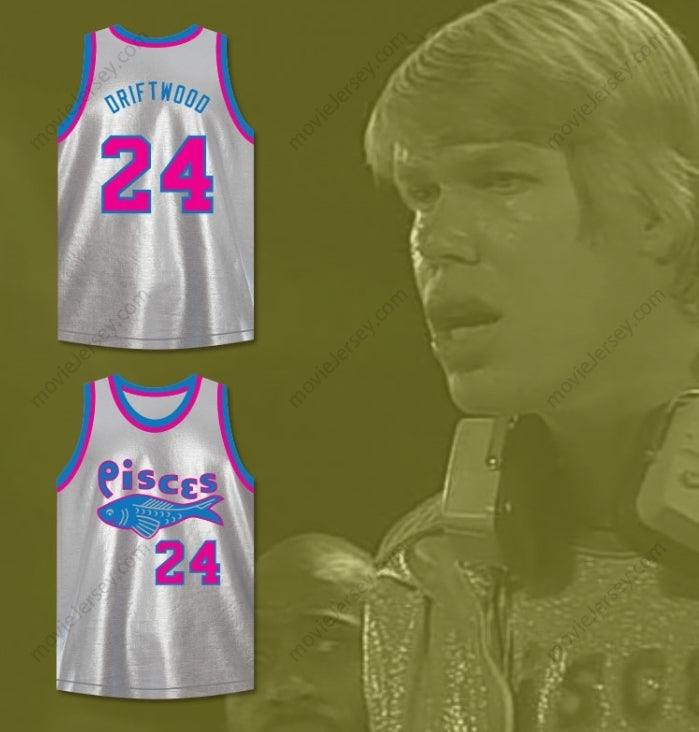PERSONALIZA CUALQUIER Nombre Número JOSEPH 'DRIFTWOOD' HAINEY 24 CAMISETA DE BALONCESTO PISCIS EL PEZ QUE SALVÓ Costuras de refuerzo S-6XL