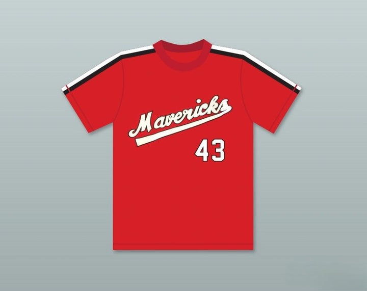 Camiseta de béisbol ROJA con cualquier nombre y número de JIM BOUTON 43, THE BATTERED BASTARDS OF BASEBALL, costuras superiores, tallas S-6XL