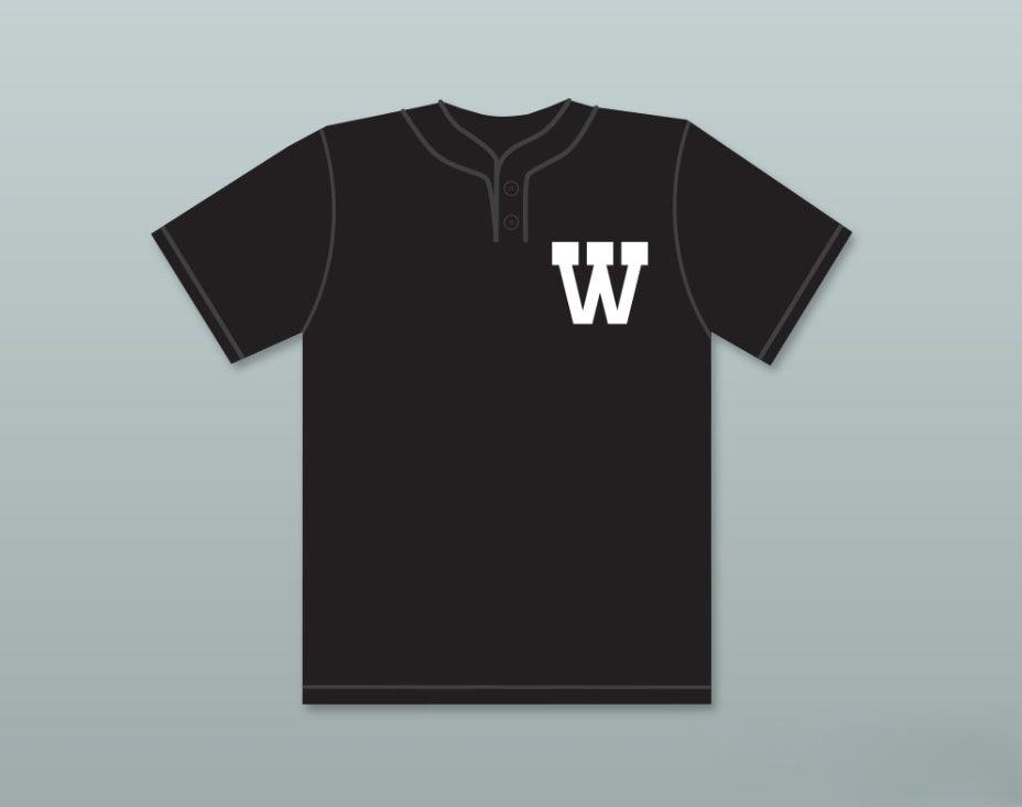 Personaliza cualquier nombre y número PATRICK MAHOMES 5 CAMISETA DE BÉISBOL NEGRA WILDCATS DE LA ESCUELA SECUNDARIA WHITEHOUSE 1 Top Cosido S-6XL