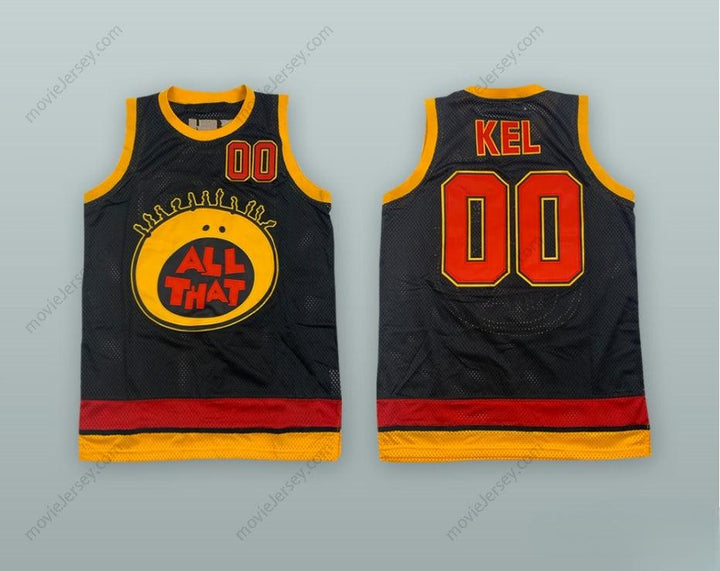 PERSONALIZA Cualquier Nombre Número KEL MITCHELL 00 ALL THAT CAMISETA DE BALONCESTO Cosida Tallas S-6XL