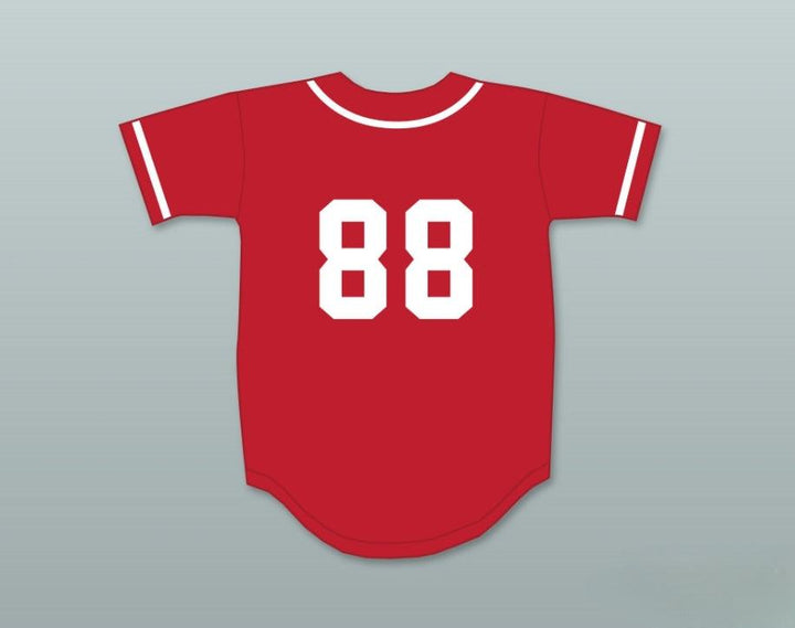 Camiseta de béisbol roja con número y nombre personalizados WILD PITCH 88, tallas S-6XL