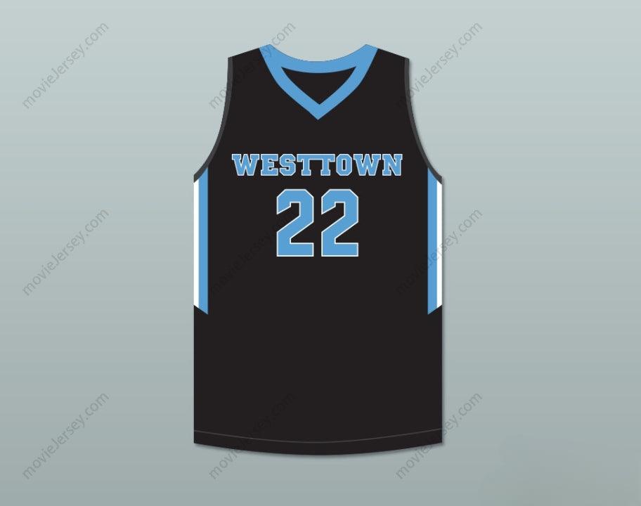 CUSTOM ANY Name Number CAM REDDISH 22 WESTTOWN SCHOOL MOOSE BLACK BASKETBALL JERSEY 1 Top Stitched S-6XL