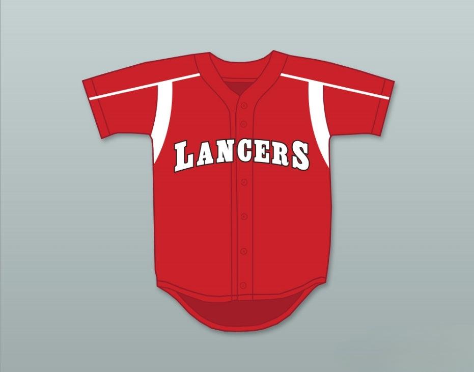 Jersey de béisbol blanco con nombre y número personalizados GERRIT COLE 10 LUTHERAN HIGH SCHOOL OF ORANGE COUNTY LANCERS 2 costuras superiores S-6XL