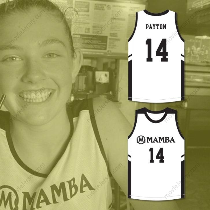 CUSTOM ANY Name Number PAYTON 14 MAMBA BALLERS WHITE BASKETBALL JERSEY VERSION 2 Top Stitched S-6XL
