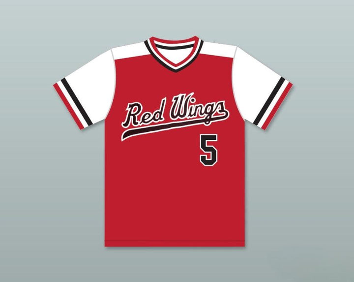 Camiseta de béisbol de local CAL RIPKEN JR. 5 de los RED WINGS, personalizada con cualquier nombre y número, cosida, tallas S-6XL