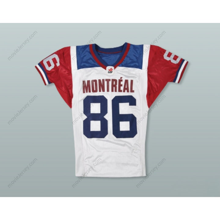 CUSTOM ANY Name Number BEN CAHOON 86 MONTREAL ALOUETTES FOOTBALL JERSEY STITCH SEWN NEW Top Stitched S-6XL