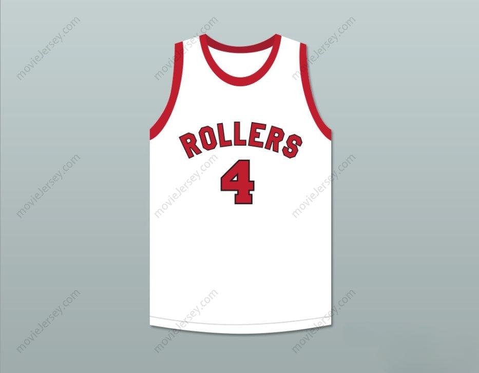 CUSTOM ANY Name Number DINO MARTIN 4 PROVIDENCE STEAMROLLERS WHITE BASKETBALL JERSEY 4 Top Stitched S-6XL