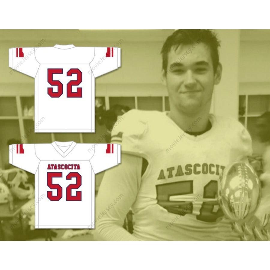 PERSONALIZA CUALQUIER Nombre Número SAM COSMI 52 ATASCOCITA HIGH SCHOOL Camiseta de fútbol Bordado S-6XL