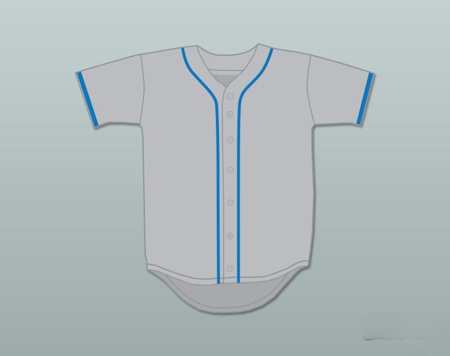 Camiseta de béisbol gris GEORGE PLIMPTON EXHIBITION GAME personalizada con cualquier nombre y número, Paper Lion, costura superior S-6XL