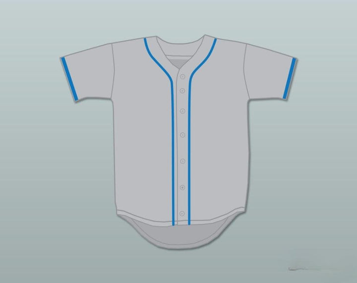 Camiseta de béisbol gris GEORGE PLIMPTON EXHIBITION GAME personalizada con cualquier nombre y número, Paper Lion, costura superior S-6XL