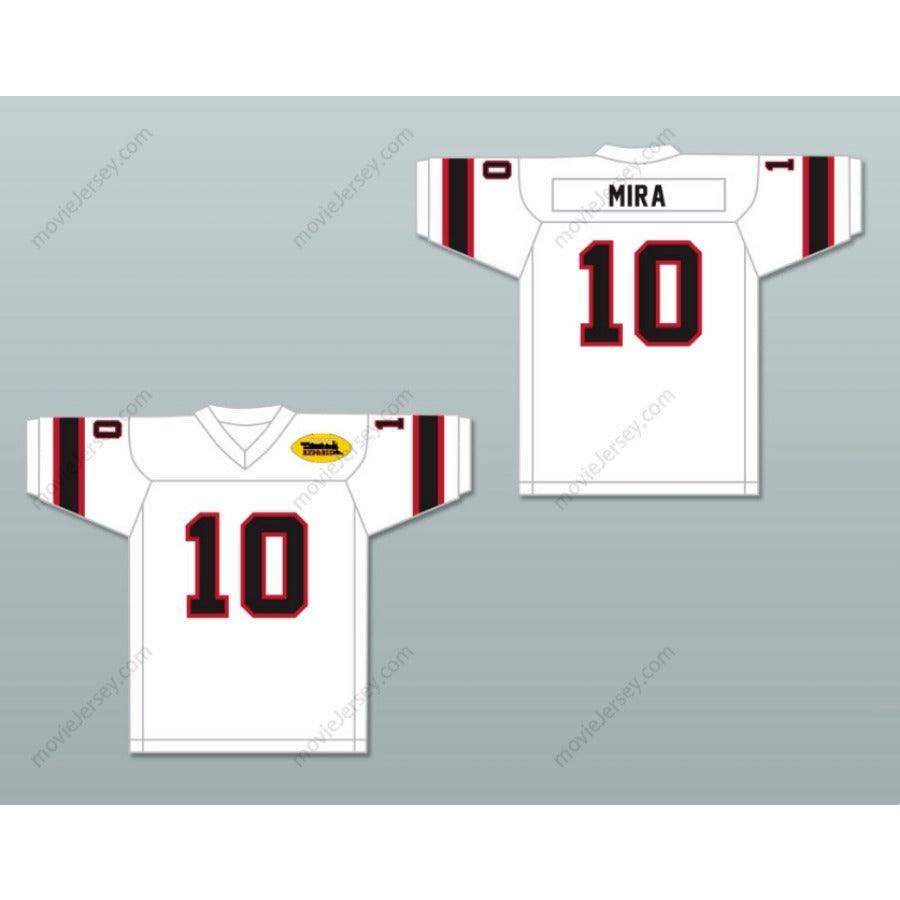 PERSONALIZA CUALQUIER Nombre Número 1975 WFL GEORGE MIRA 10 JACKSONVILLE EXPRESS ROAD Camiseta de fútbol con costuras S-6XL