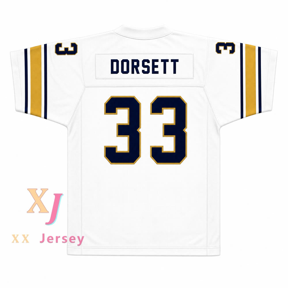 Custom Tony Dorsett 33 Hopewell High School Vikings Football Jersey