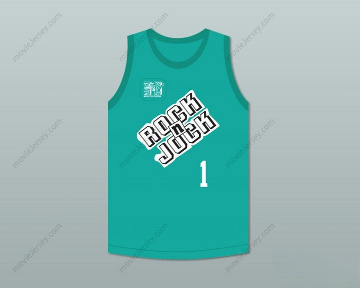 PERSONALIZA CUALQUIER Nombre Número KAY GEE 1 VIOLATORS CAMISETA BALONCESTO 3ER ANUAL ROCK N' JOCK B-BALL JAM 1993 Costura Superior S-6XL