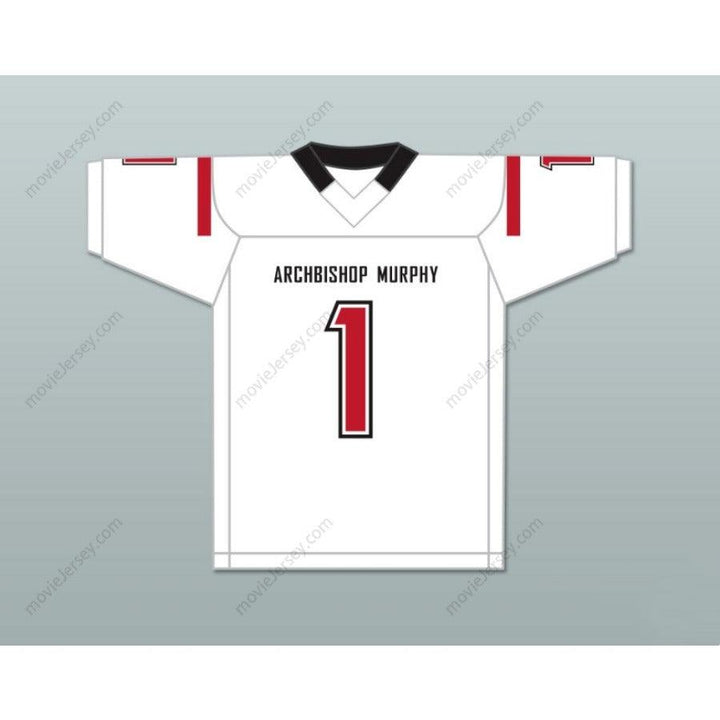 PERSONALIZADO Cualquier Nombre Número KYLER GORDON 1 CAMISETA Fútbol Blanca WILDCATS COLEGIO SECUNDARIA ARCHBISHOP MURPHY Costura Superior S-6XL