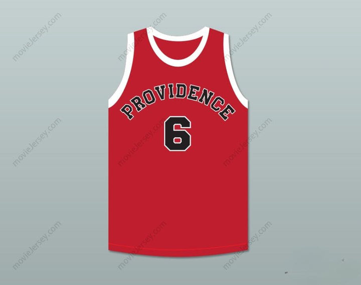 PERSONALIZA Cualquier Nombre Número HANK BEENDERS 6 PROVIDENCE STEAMROLLERS JERSEY DE BALONCESTO ROJO 2 Costura Superior S-6XL