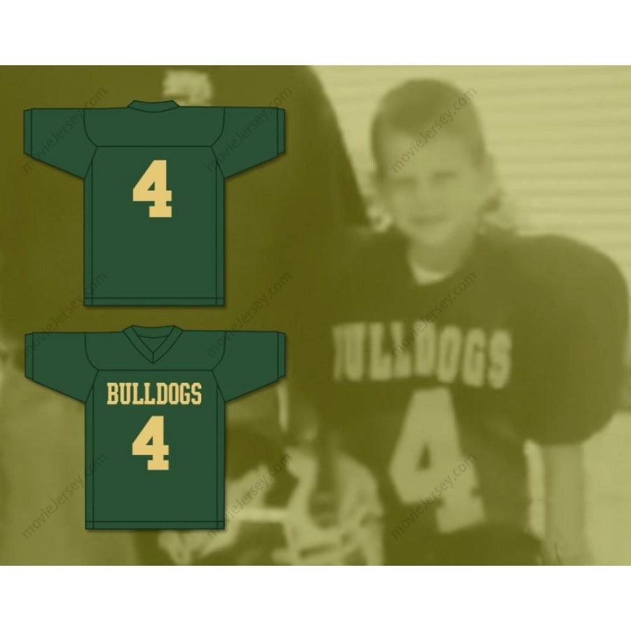 PERSONALIZA Cualquier Nombre Número JOE BURROW 4 ATHENS MIDDLE SCHOOL BULLDOGS Verde Camiseta de Fútbol Cosida Tallas S-6XL