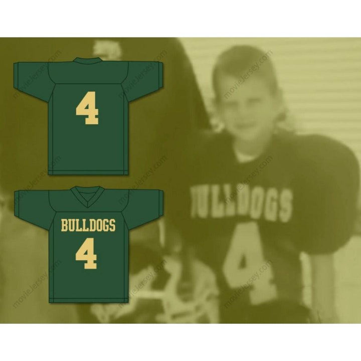 PERSONALIZA Cualquier Nombre Número JOE BURROW 4 ATHENS MIDDLE SCHOOL BULLDOGS Verde Camiseta de Fútbol Cosida Tallas S-6XL