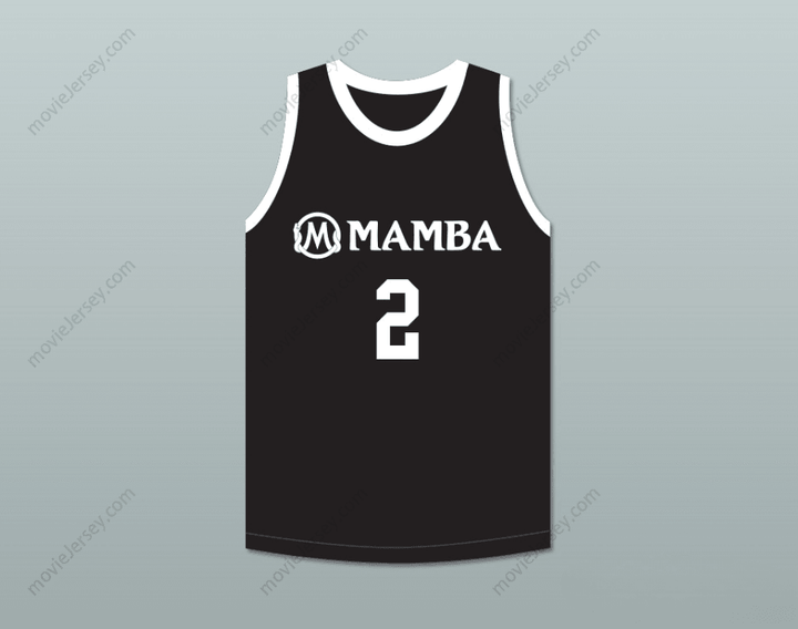 CUSTOM ANY Name Number GIANNA BRYANT 2 MAMBA BALLERS BLACK BASKETBALL JERSEY VERSION 4 Top Stitched S-6XL
