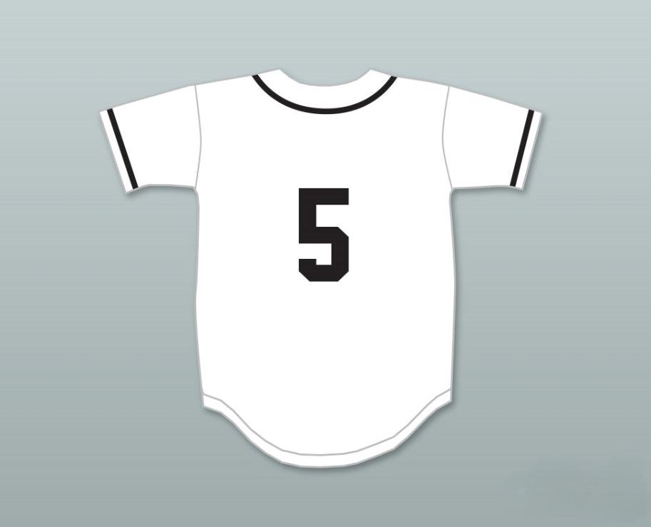 Personaliza con Cualquier Nombre y Número KEVIN COSTNER 5 SALAMANDERS CAMISETA DE BÉISBOL 1.ª EDICIÓN ANUAL ROCK N' JOCK DIAMOND DERBY 1990 Costuras Reforzadas S-6XL