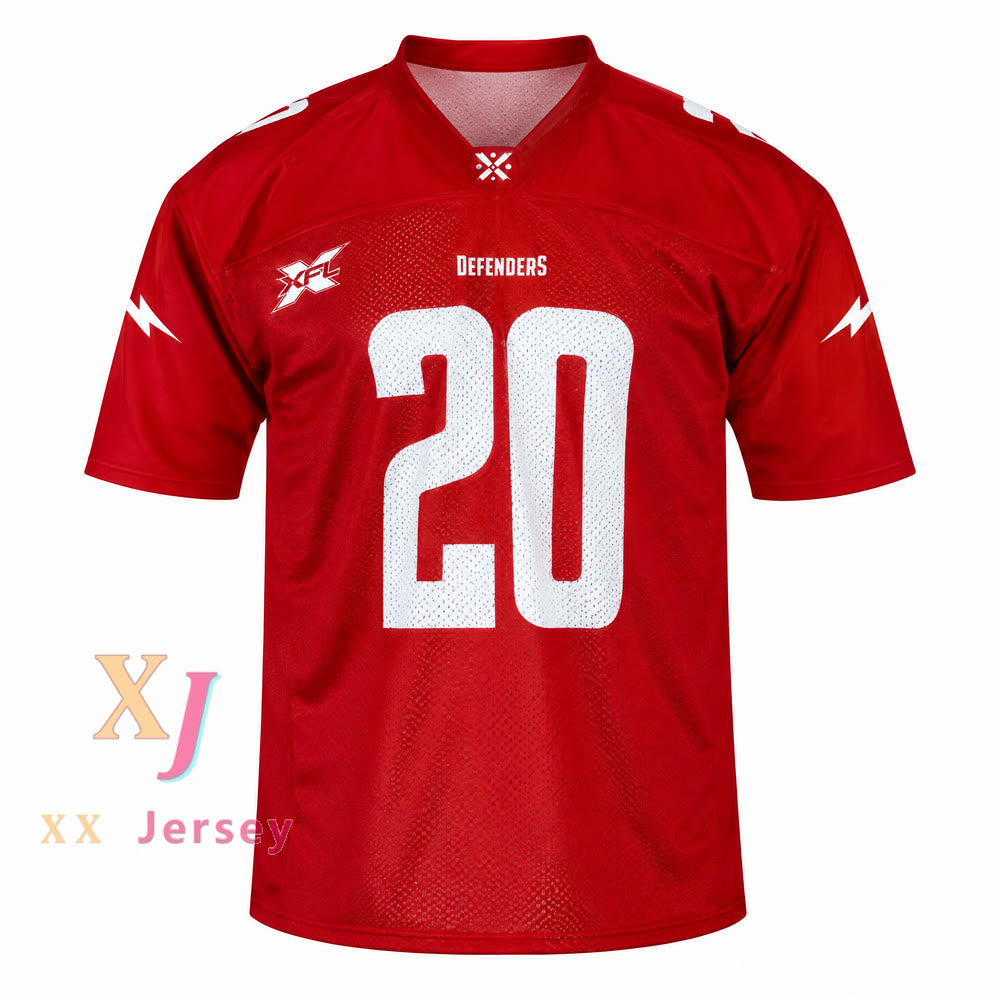 Camiseta de fútbol roja WASHINGTON DC 20, con nombre y número PERSONALIZADOS, tallas S-6XL, costuras de primera calidad