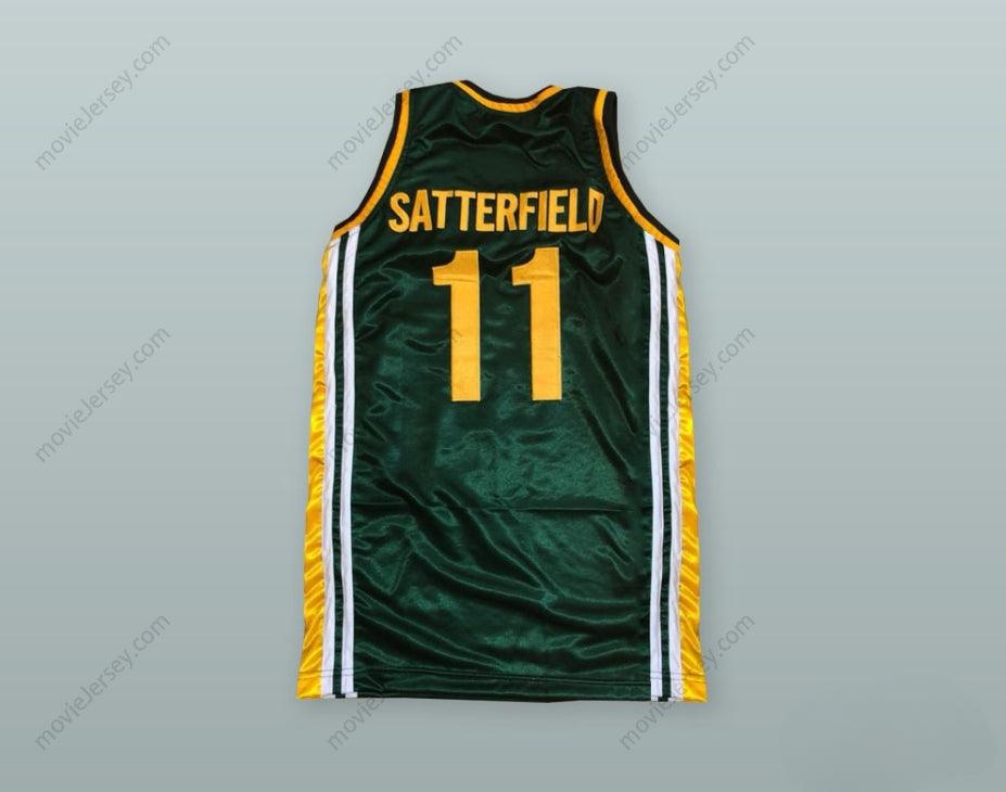 CUSTOM ANY Name Number KENNY SATTERFIELD 11 RICE HIGH SCHOOL BASKETBALL JERSEY Top Stitched S-6XL