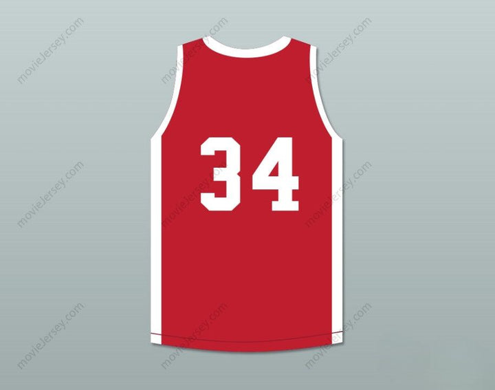 PERSONALIZA Cualquier Nombre Número VOISE WINTERS 34 PUSH EXCEL PRO JERSEY CLÁSICO BALONCESTO ROJO 1985 EVENTO BENÉFICO Costura Superior S-6XL