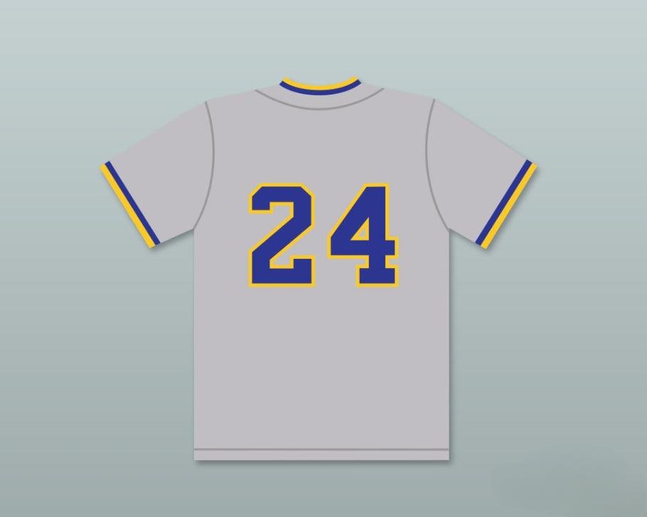 Camiseta de béisbol gris de los Crusaders de la escuela secundaria Archbishop, con el número 24 de Ken Griffey Jr. y cualquier nombre, cosida, tallas S-6XL