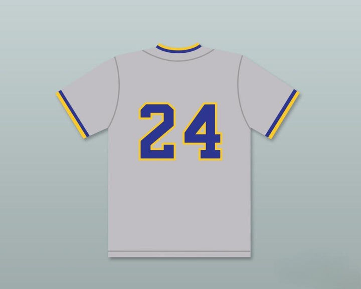 Camiseta de béisbol gris de los Crusaders de la escuela secundaria Archbishop, con el número 24 de Ken Griffey Jr. y cualquier nombre, cosida, tallas S-6XL