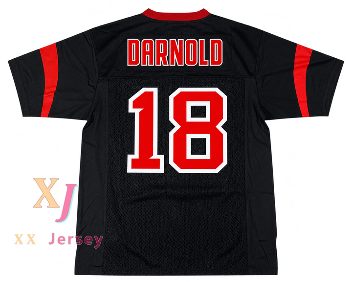 Custom Sam Darnold 18 San Clemente High School Tritons Black Football Jersey