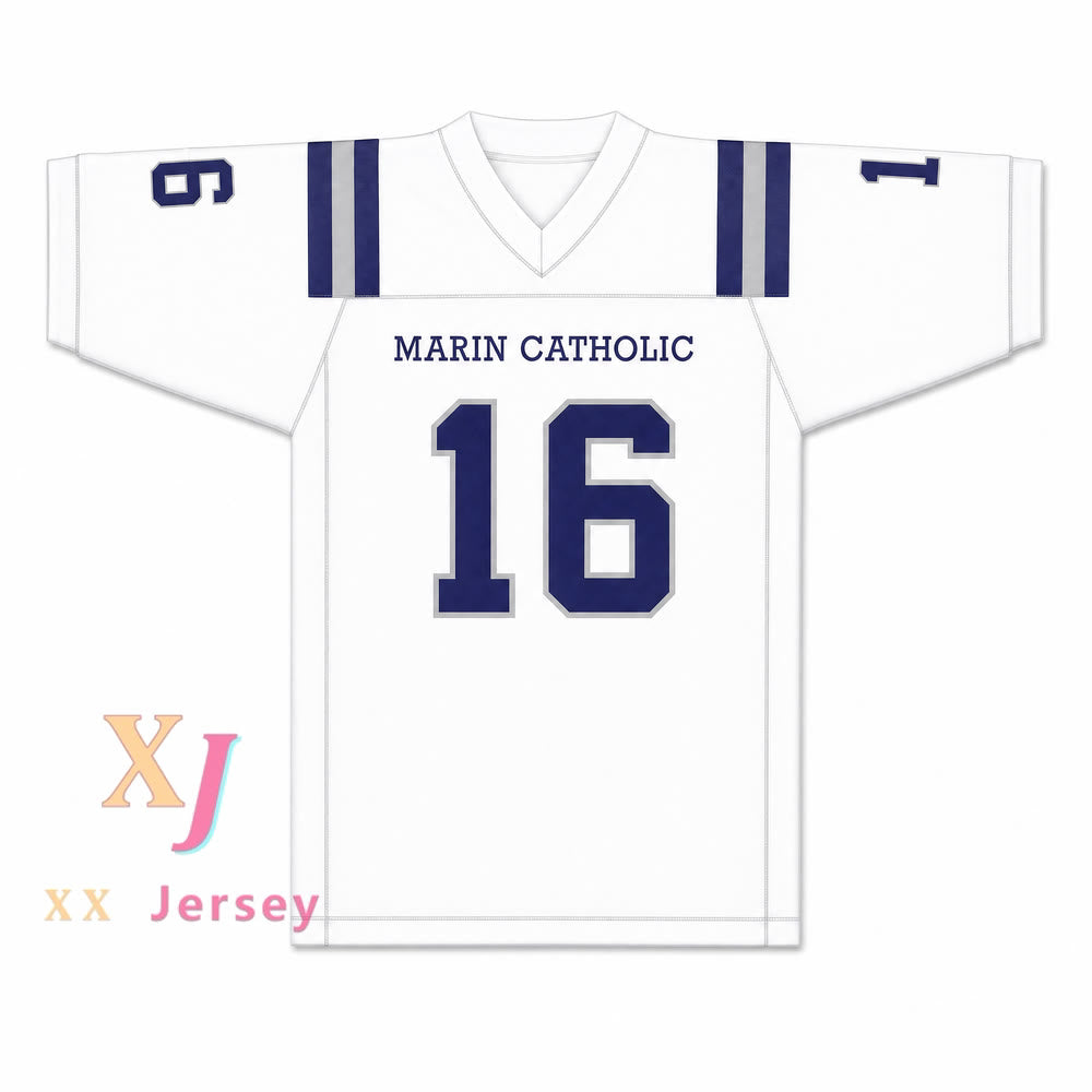 CUSTOM ANY Number JARED GOFF 16 MARIN CATHOLIC HIGH SCHOOL FOOTBALL JERSEY S-6XL