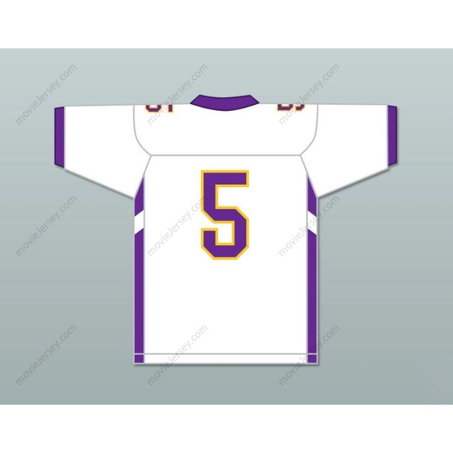 PERSONALIZA Cualquier Nombre Número NATE HOBBS 5 Camiseta de Fútbol Masculina de Secundaria BULLDOGS Cosida Tallas S-6XL