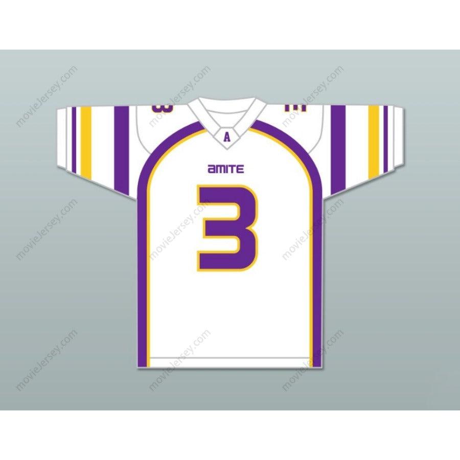 Camiseta de fútbol con nombre y número personalizados de DEVONTA SMITH 3 AMITE MAGNET SCHOOL, cosida, tallas S-6XL