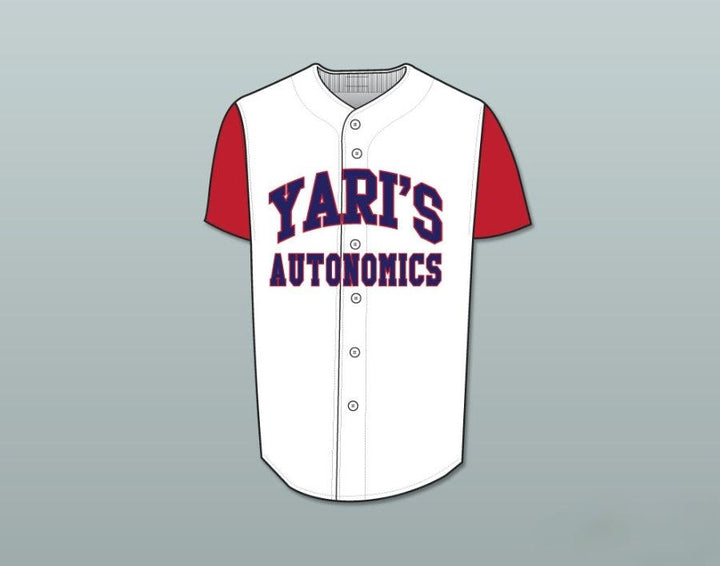Camiseta de béisbol de edición de lujo cosida YARI TEAM CAPTAIN AUTONOMICS de YARI con cualquier nombre y número cosido, tallas S-6XL