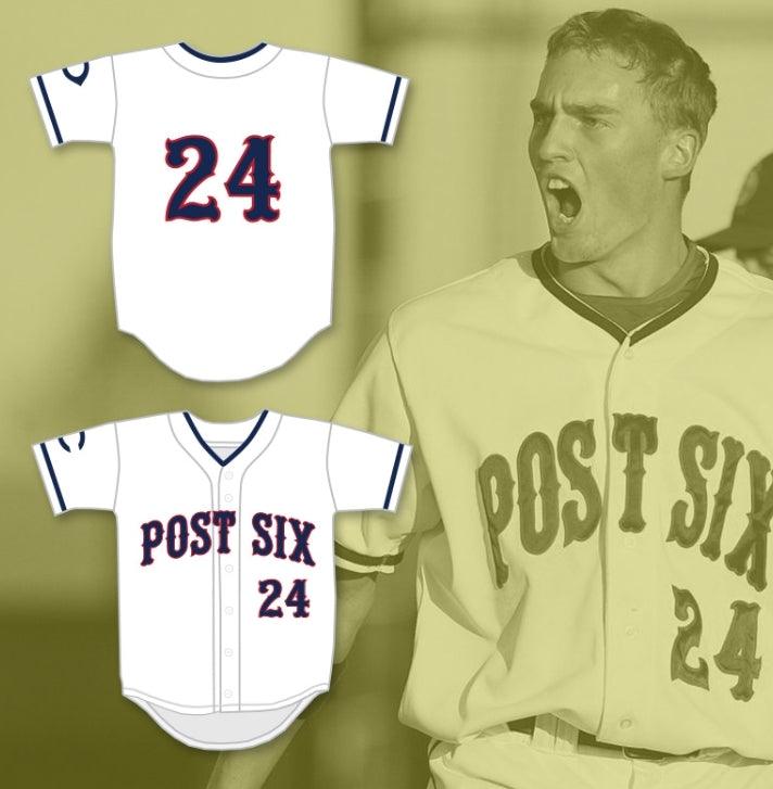 Personalizado Cualquier Nombre Número BRANDON NIMMO 24 POST SEIS CAMISETA DE BÉISBOL BLANCA 1 Costura Superior S-6XL
