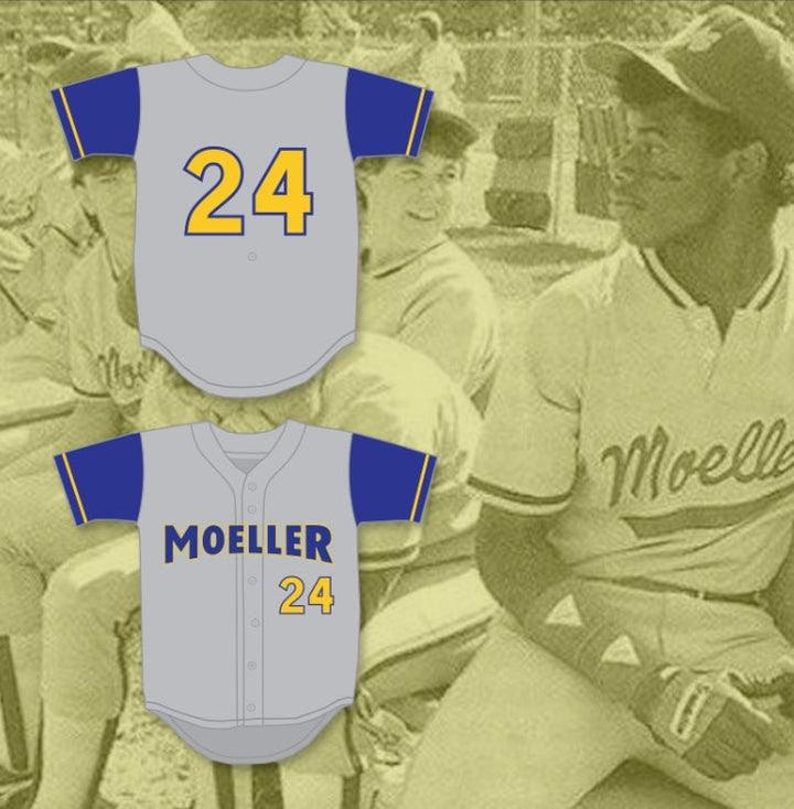 Personalizado cualquier nombre número KEN GRIFFEY JR 24 ARCHBISHOP HIGH SCHOOL CRUSADERS CAMISETA DE BÉISBOL GRIS 5 Top Cosido S-6XL