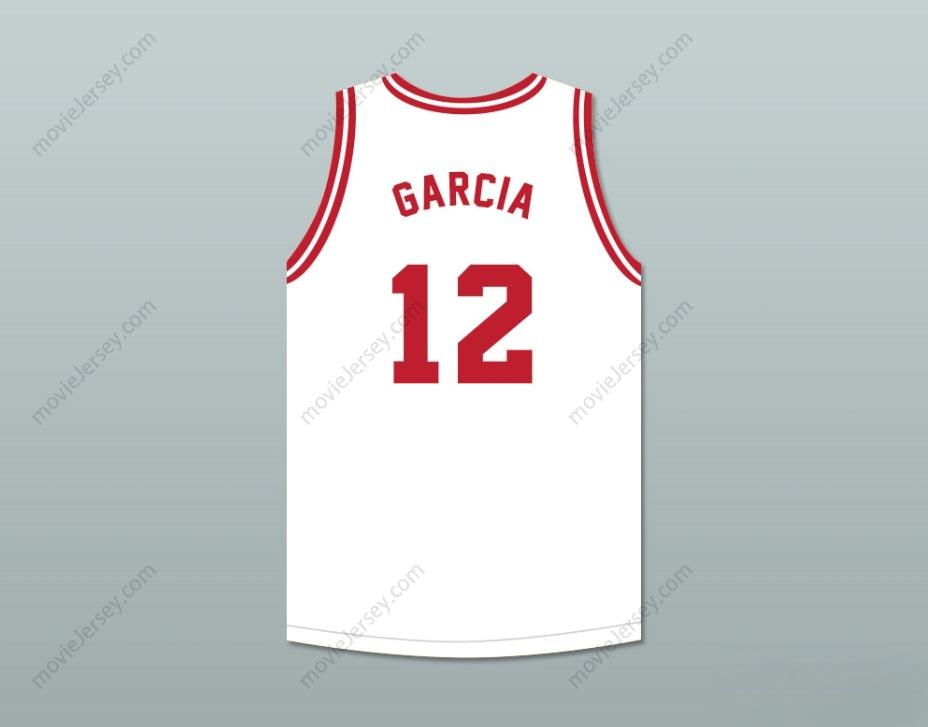 CUSTOM ANY Name Number ANDY GARCIA 12 TIJUANA PIRANHAS WHITE BASKETBALL JERSEY MEXICAN EXPANSION TEAM Top Stitched S-6XL