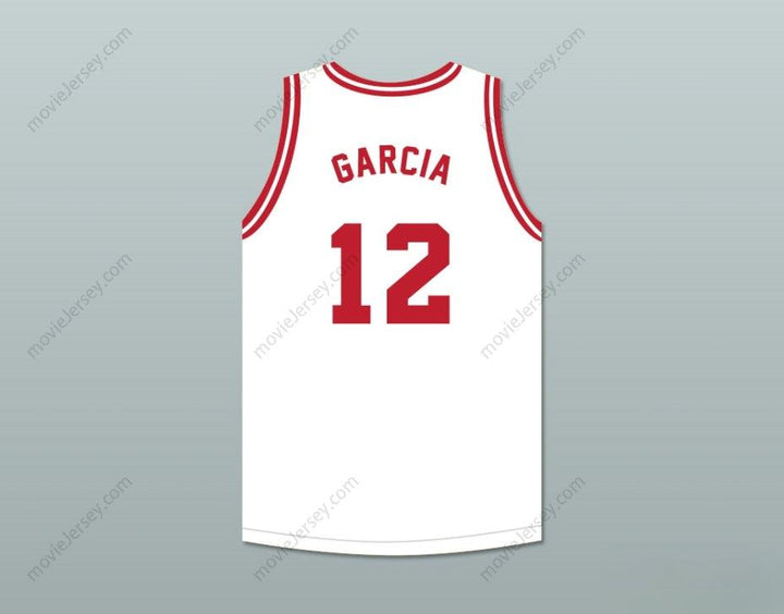 CUSTOM ANY Name Number ANDY GARCIA 12 TIJUANA PIRANHAS WHITE BASKETBALL JERSEY MEXICAN EXPANSION TEAM Top Stitched S-6XL