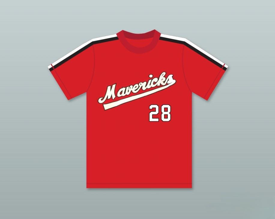 Personalizado Cualquier Nombre Número KURT RUSSELL 28 CAMISETA DE BÉISBOL THE BATTERED BASTARDS OF BASEBALL Parte Superior Cosida S-6XL