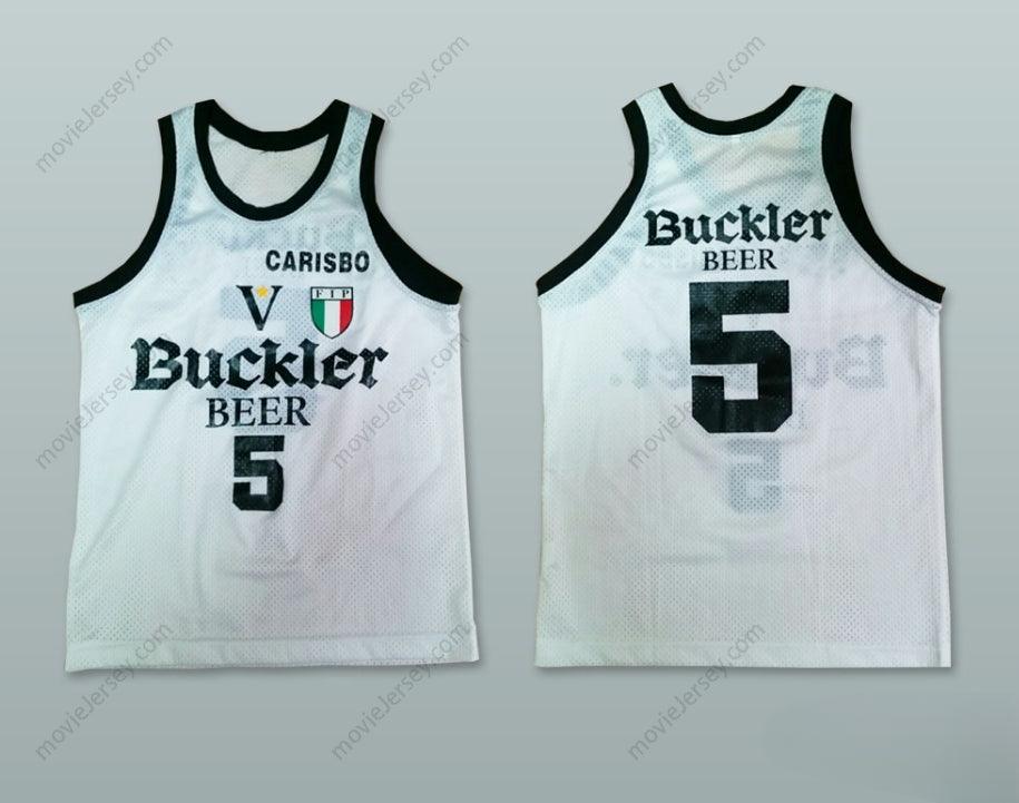CUSTOM ANY Name Number SASHA DANILOVIC 5 VIRTUS BOLOGNA BASKETBALL JERSEY Top Stitched S-6XL